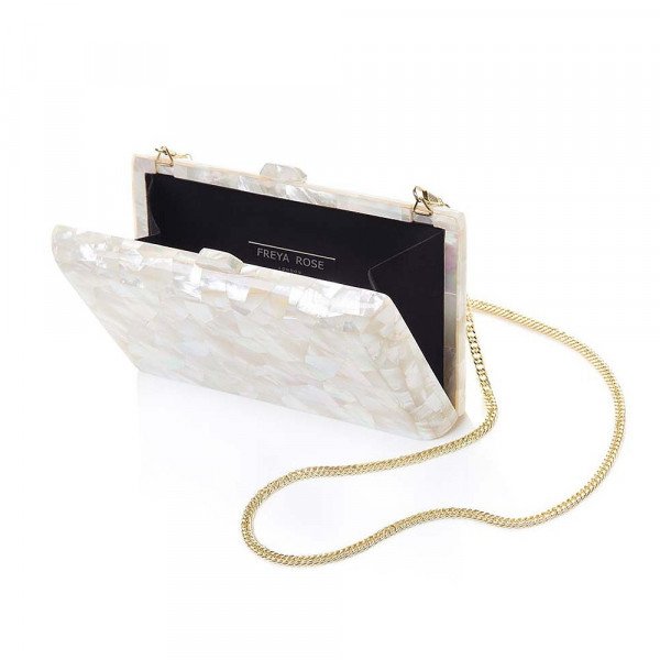 Freya Rose Aphrodite Mother Of Pearl Bag
