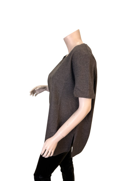Fendi Grey Wool T-Shirt