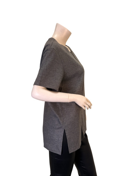 Fendi Grey Wool T-Shirt