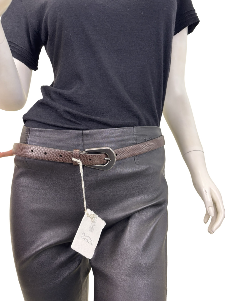 Brunello Cucinelli Belt with Metal Buckle