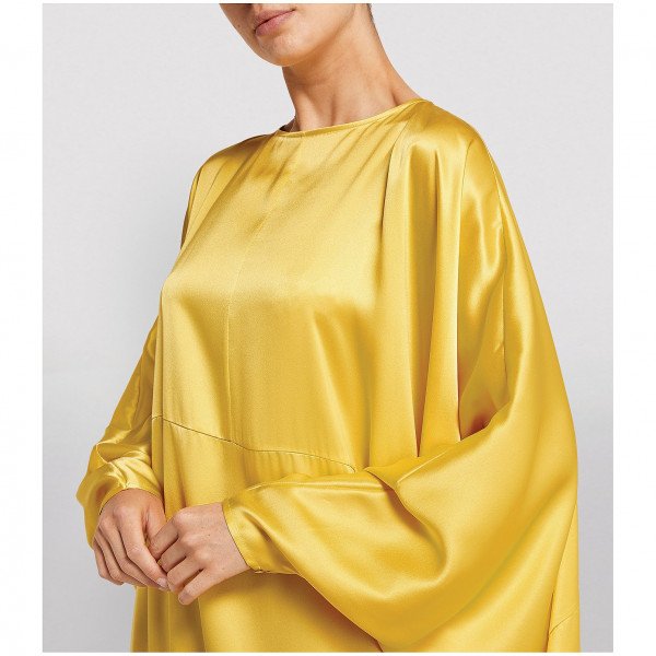 Bernadette Gio Asymmetric Silk Dress