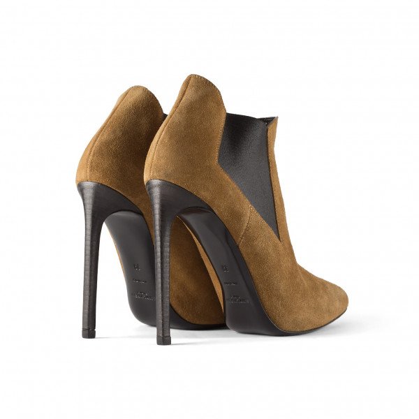 Ysl suede ankle sales boots