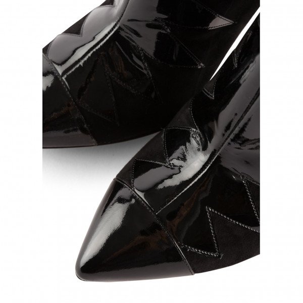 Charlotte Olympia Patent-Detail Ankle Boots