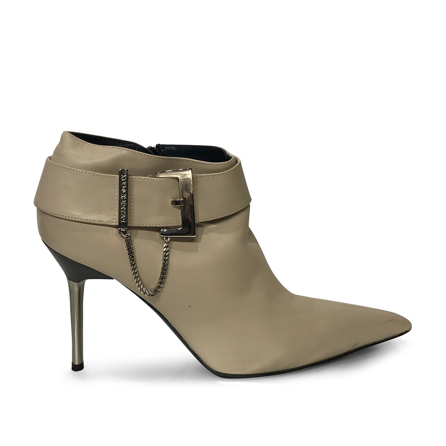 Patrick Cox Buckle-Detail Leather Booties