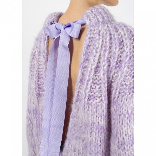 Ganni Knitted Open-Back Jumper (S)