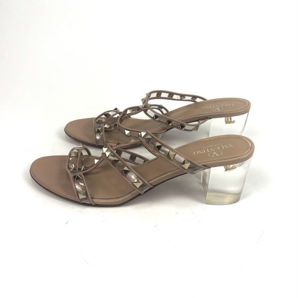 Valentino Rockstud PVC Sandals