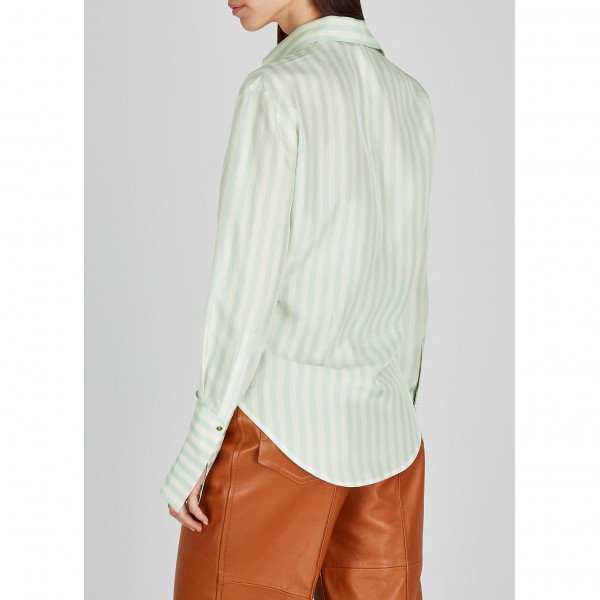 Petar Petrov Chablis Striped Silk Shirt