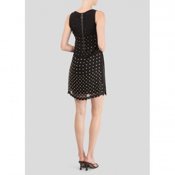 Diane von Furstenberg Embellished Silk Shift Dress