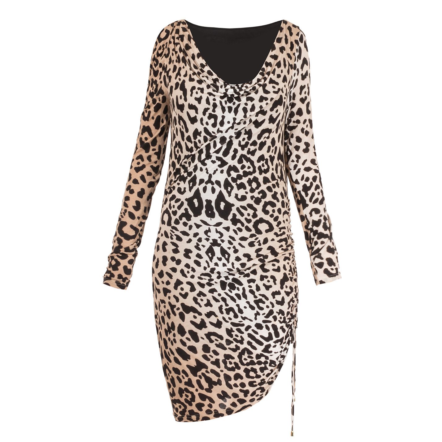 Temperley London Leopard Print Ruched Dress