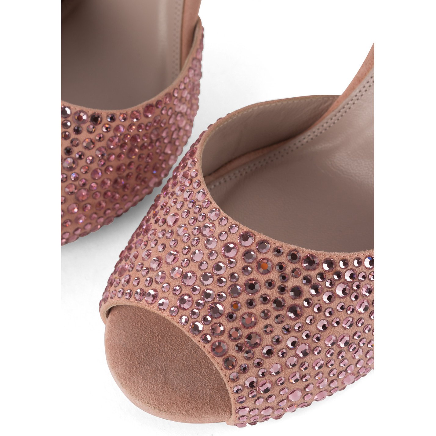 Elie Saab Embellished Suede Sandals