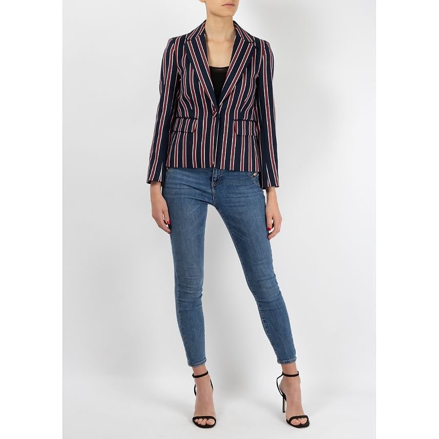 Frame Striped Blazer