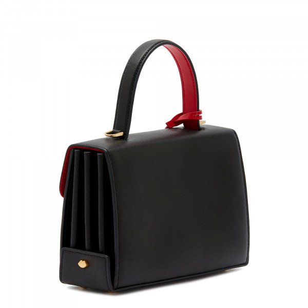 Lulu Guinness Medium Textured Grain Queenie