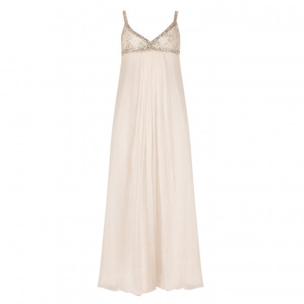 Collette Dinnigan Embellished Empire-Line Gown