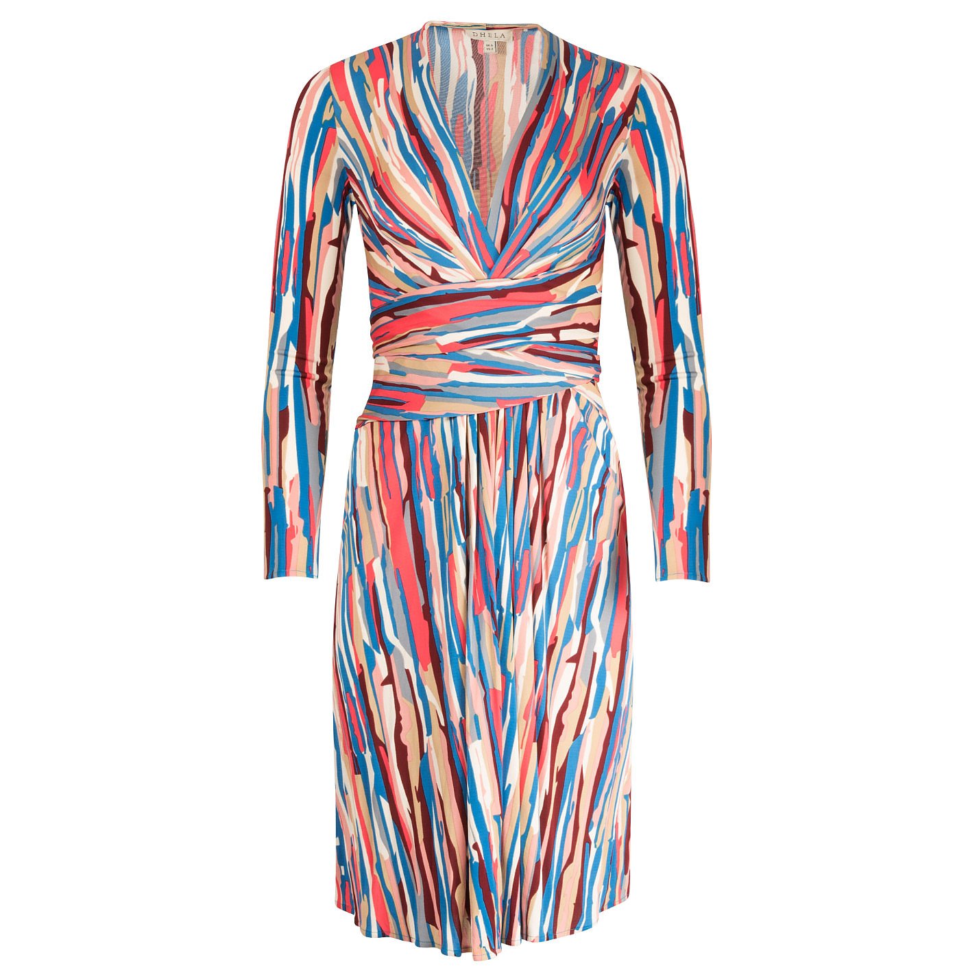 Dhela Multicolour Print Rayon Dress