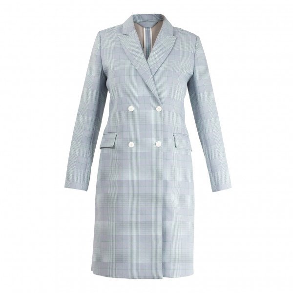 Samsøe & Samsøe Feeley Checked Woven Coat
