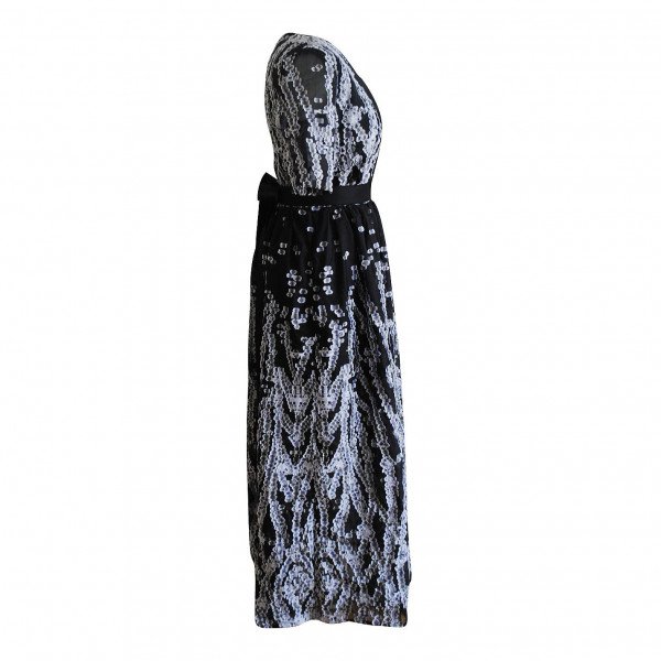 Amanda Wakeley Jaquard V-Neck Dress