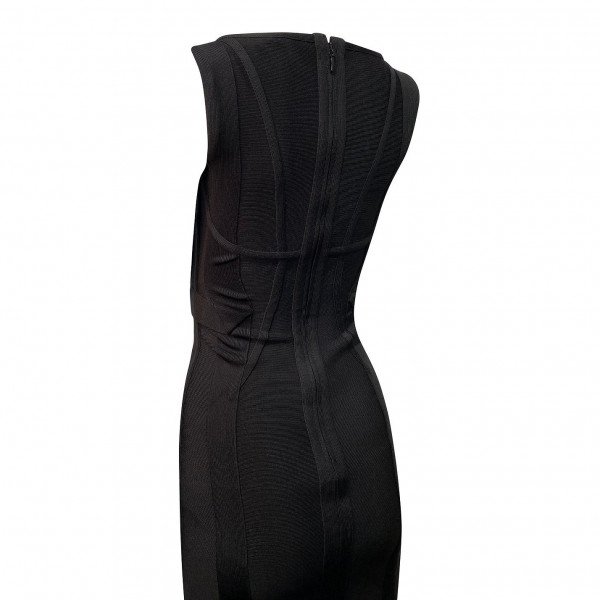 Herve Leger Contoured Long Dress