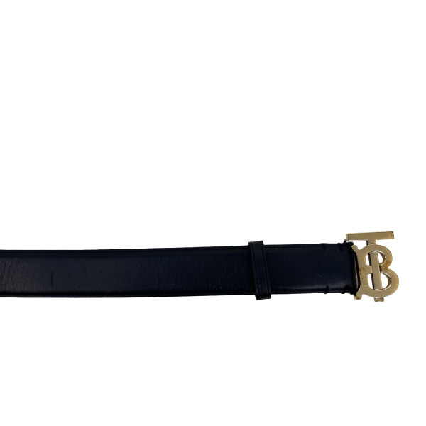 Burberry TB Monogram Leather Belt