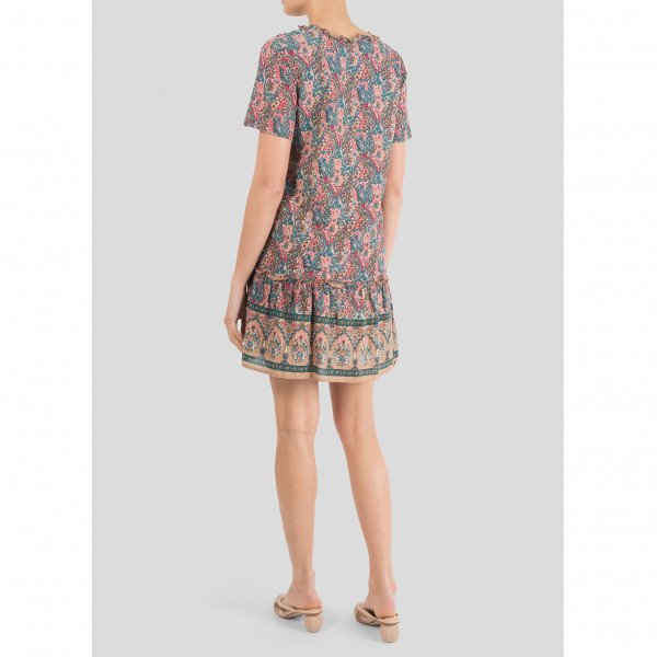 BA&SH Floral Print Cotton Dress