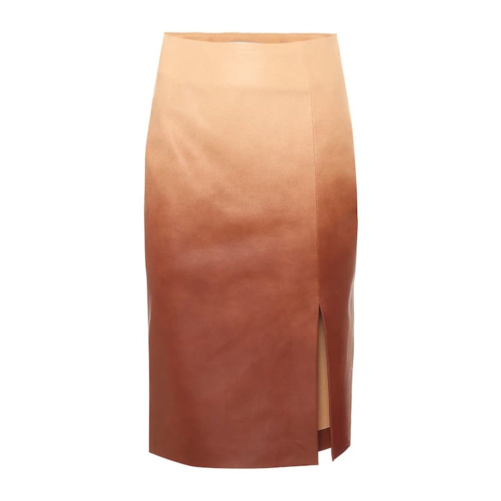 Dorothee Schumacher Dégradé Leather Skirt
