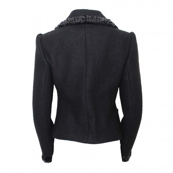 DOLCE & GABBANA Sequin-Trimmed Jacket