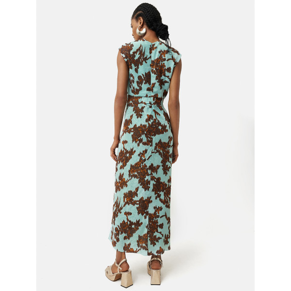 Jigsaw Ikat Posy Jacquard Dress