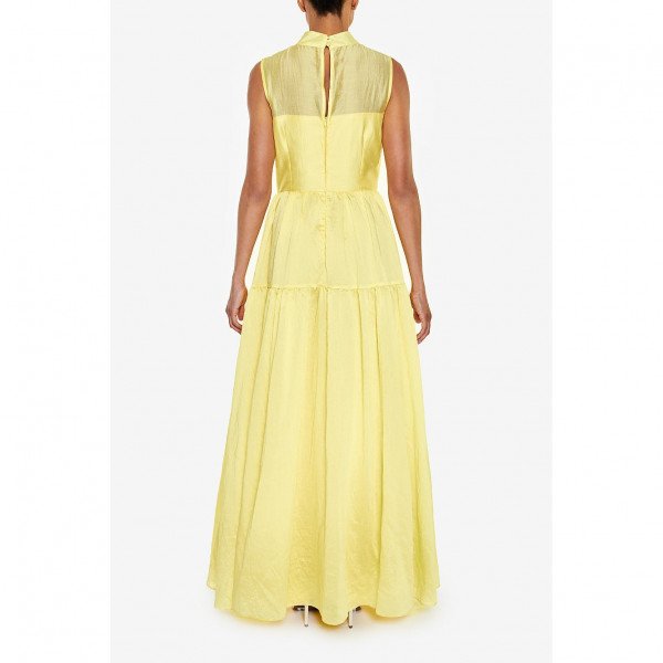 True Decadence Full Skirt High Neck Maxi Dress