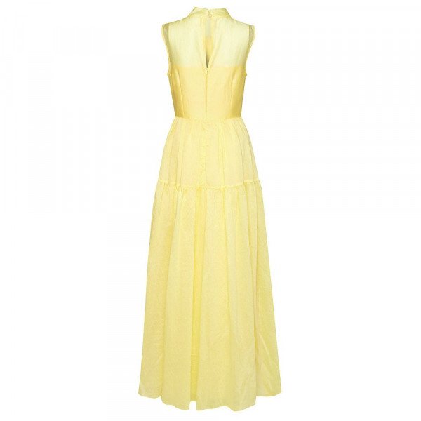 True Decadence Full Skirt High Neck Maxi Dress