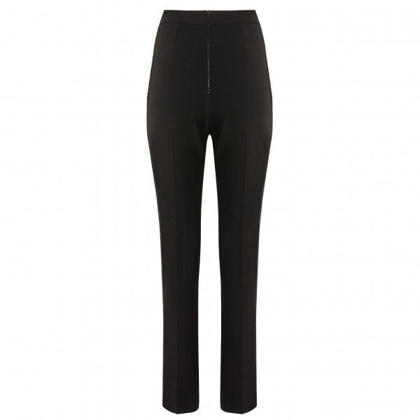 David Koma Crystal-Embellished Tapered Trousers