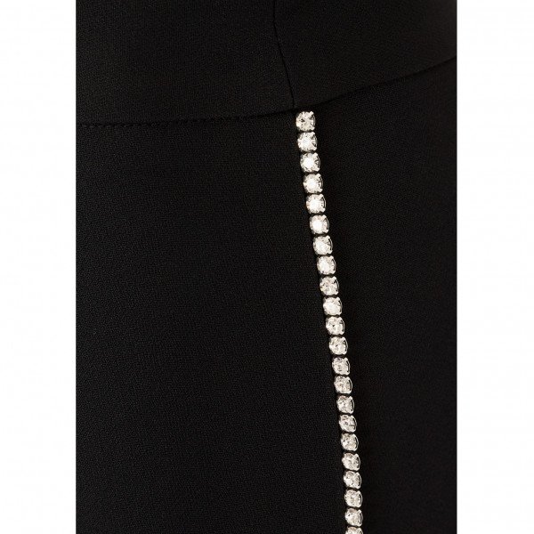 David Koma Crystal-Embellished Tapered Trousers