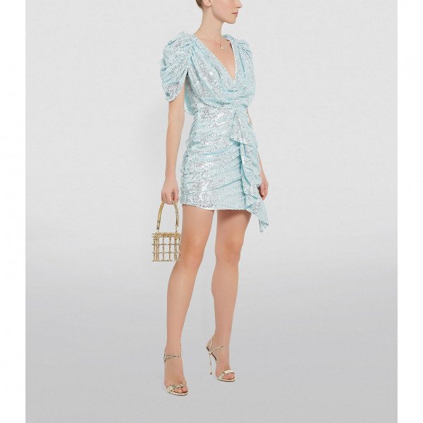 Halpern Sequinned Mini Dress