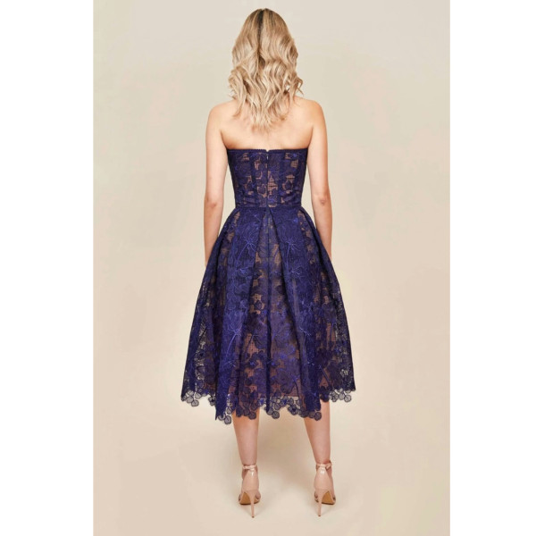 Nadine Merabi Olivia Navy Dress