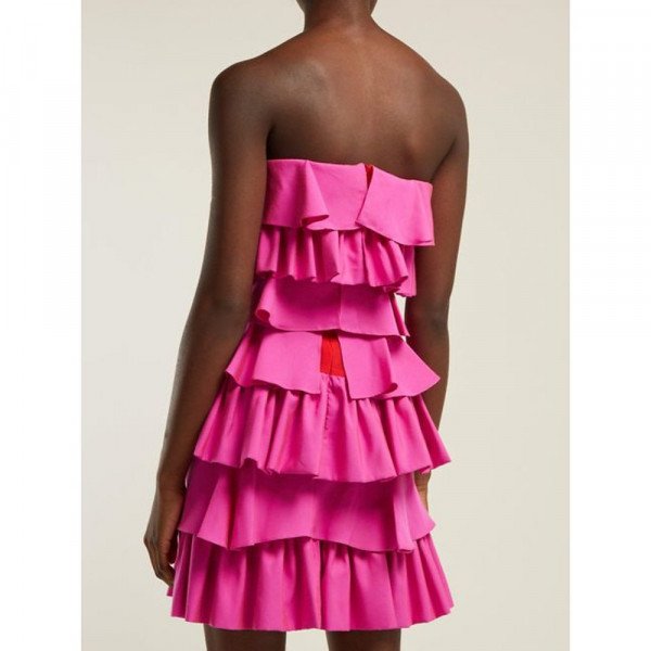 Emilio De La Morena Gloria Ruffle Dress