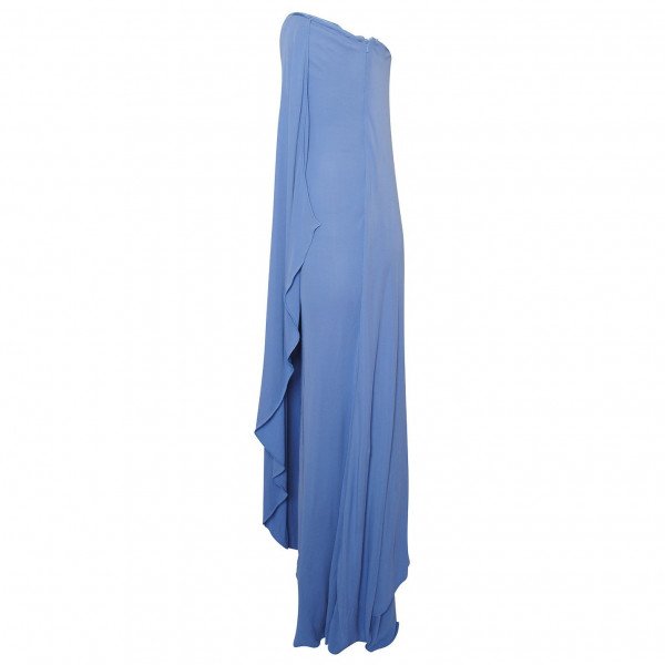 Amanda Wakeley Strapless Silk Maxi Dress