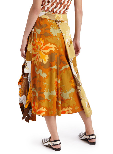 Colville Multicolor Geometric Print Skirt