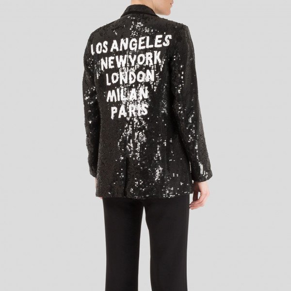 L'Agence Neval Sequin Blazer