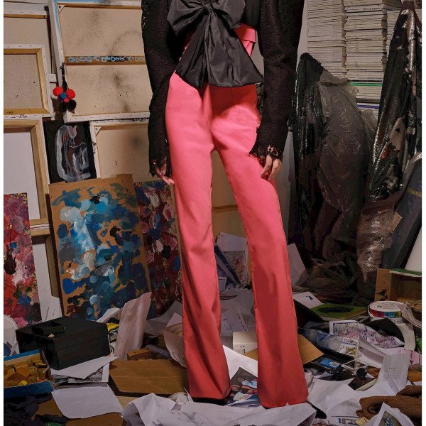 Emilio De La Morena High-Waist Trousers
