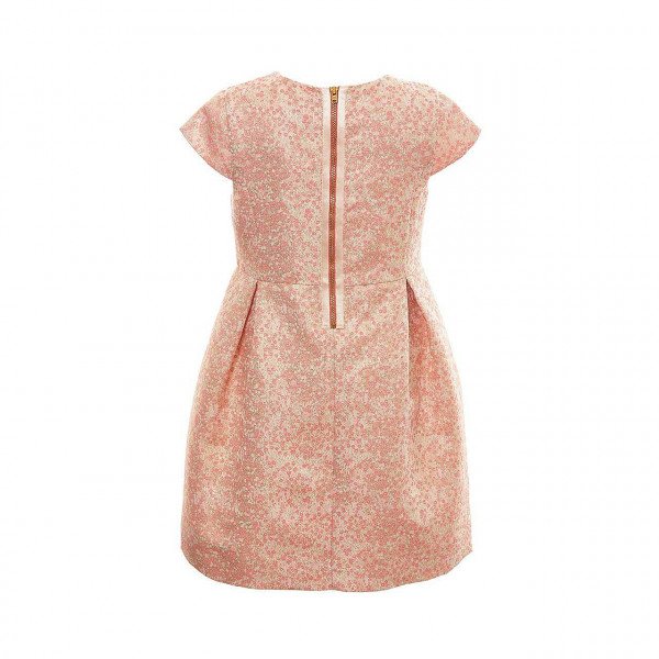 Marie-Chantal Effie Pink Jacquard Dress