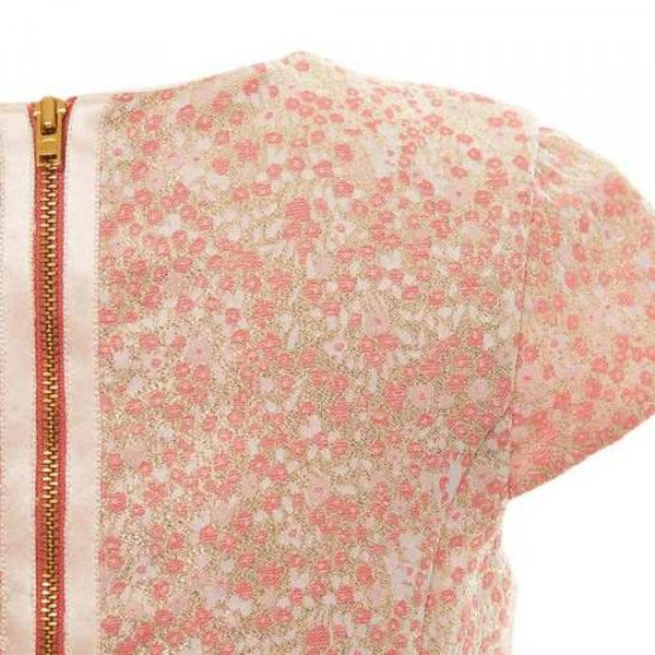 Marie-Chantal Effie Pink Jacquard Dress