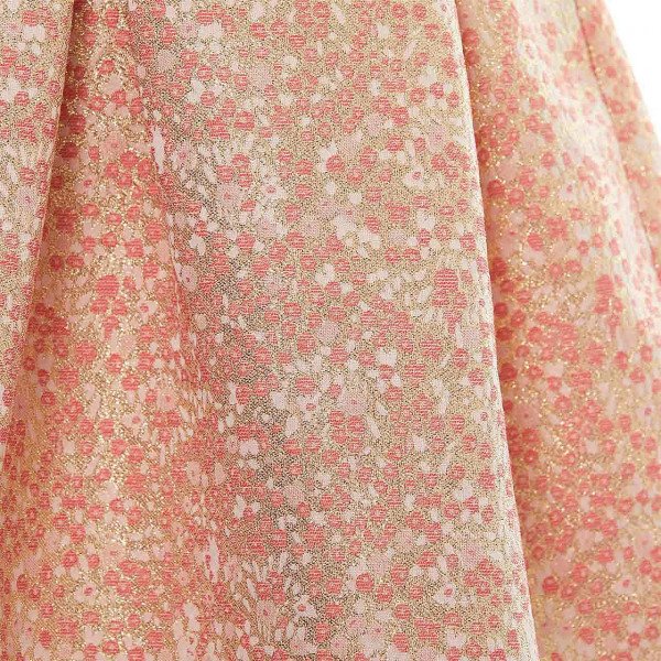 Marie-Chantal Effie Pink Jacquard Dress