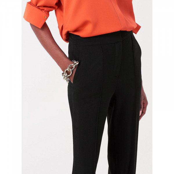 Diane von Furstenberg Jocelyn Stretch-Crepe Cropped Trousers