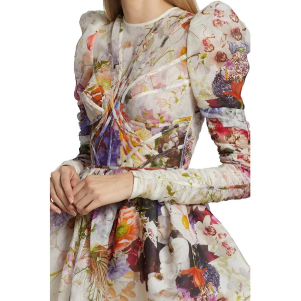 ZIMMERMANN Prima Floral Mini Dress