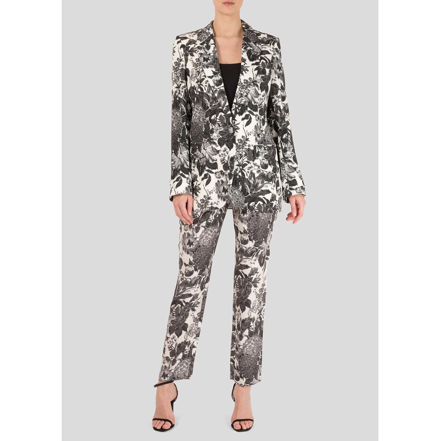 floral trouser suit