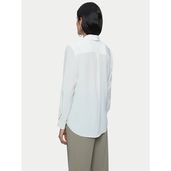 Jigsaw Silk Long Sleeve Shirt