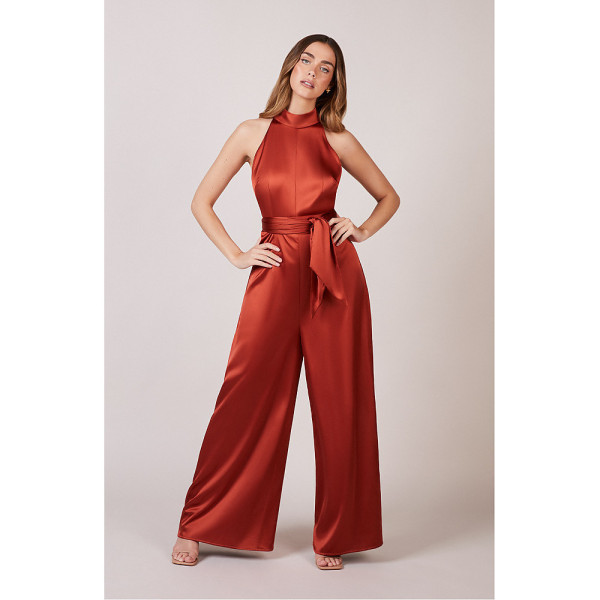 ReWritten Soho Burnt Orange Jumpsuit