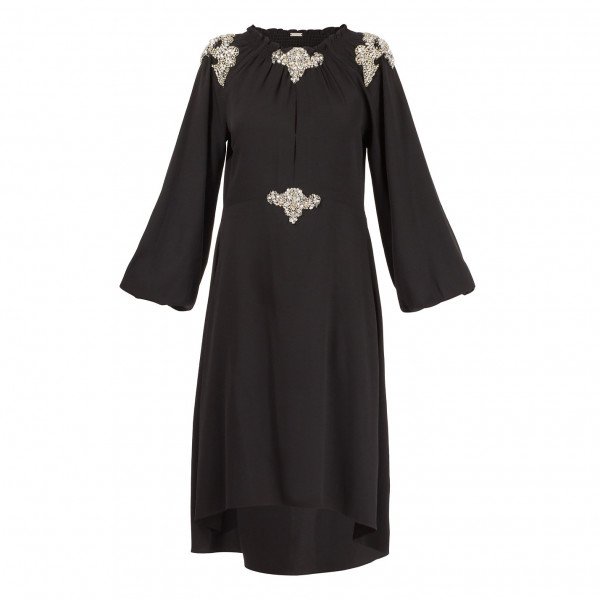 Dodo Bar Or Marisa Crystal Embellished Stretch-Crepe Dress