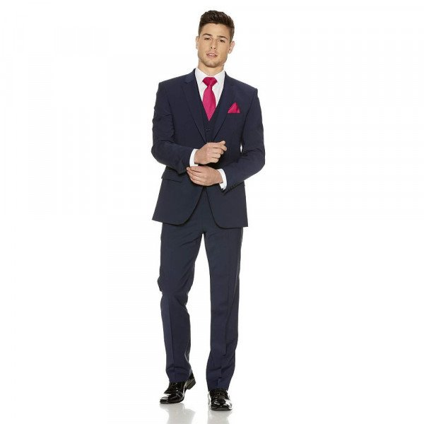 My Wardrobe Mens Blue Slim Fit Jacket