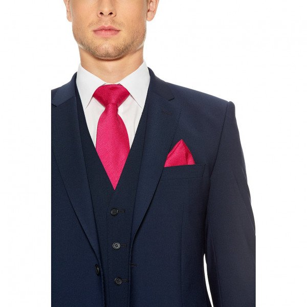 My Wardrobe Mens Blue Slim Fit Jacket