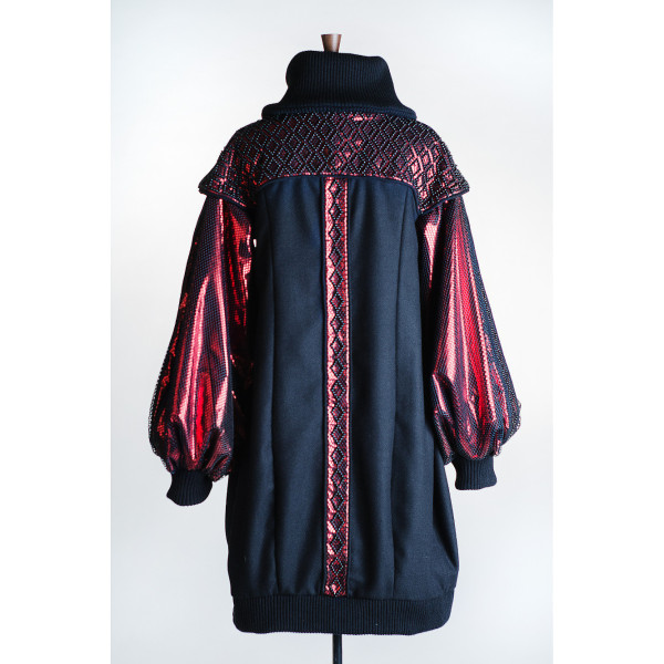 House Of Sheldonhall Hand Beaded Longline Boxing Jacket