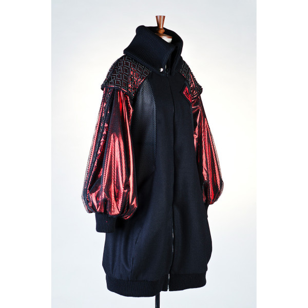 House Of Sheldonhall Hand Beaded Longline Boxing Jacket